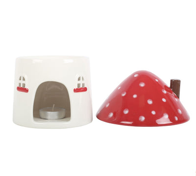 Mushroom House Tealight Burner