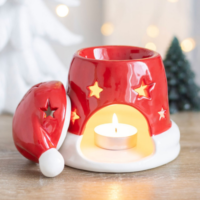 Red Santa Hat Wax Burner