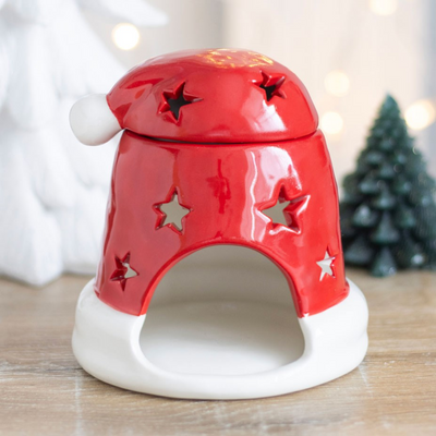 Red Santa Hat Wax Burner