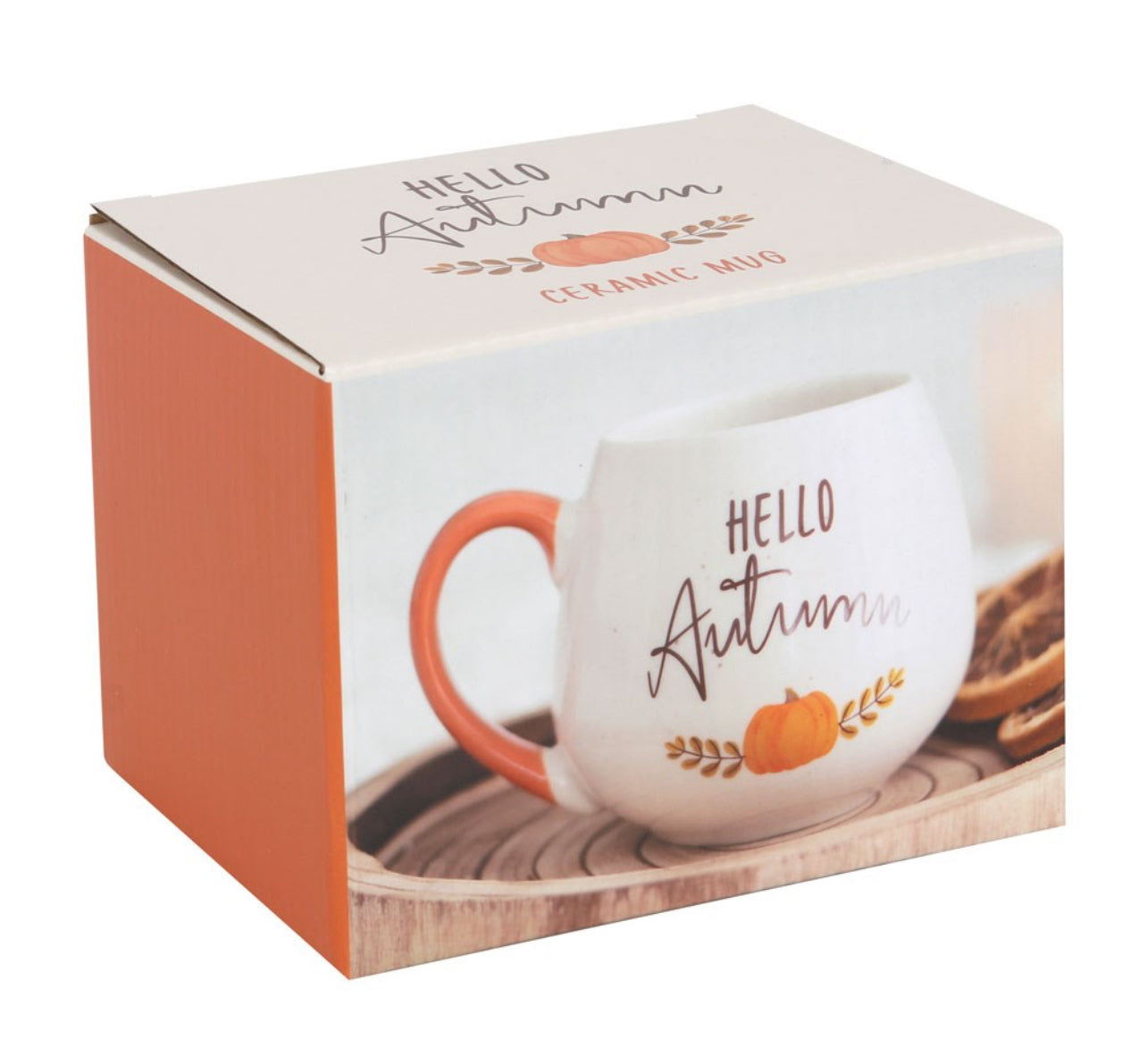 Hello Autumn Rounded Ceramic Mug