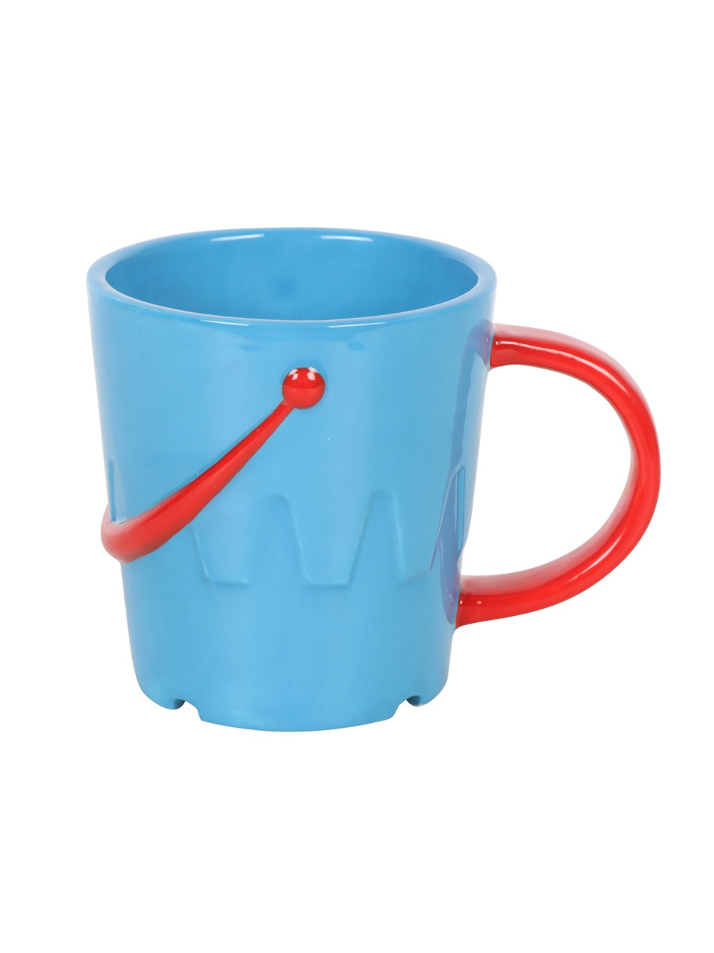 Ceramic Bucket Shaped Mug and Spade Spoon