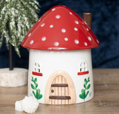 Mushroom House Tealight Burner