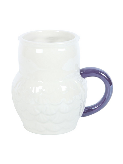 Iridescent Owl Shaped Mug