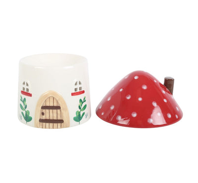 Mushroom House Tealight Burner