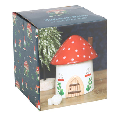 Mushroom House Tealight Burner