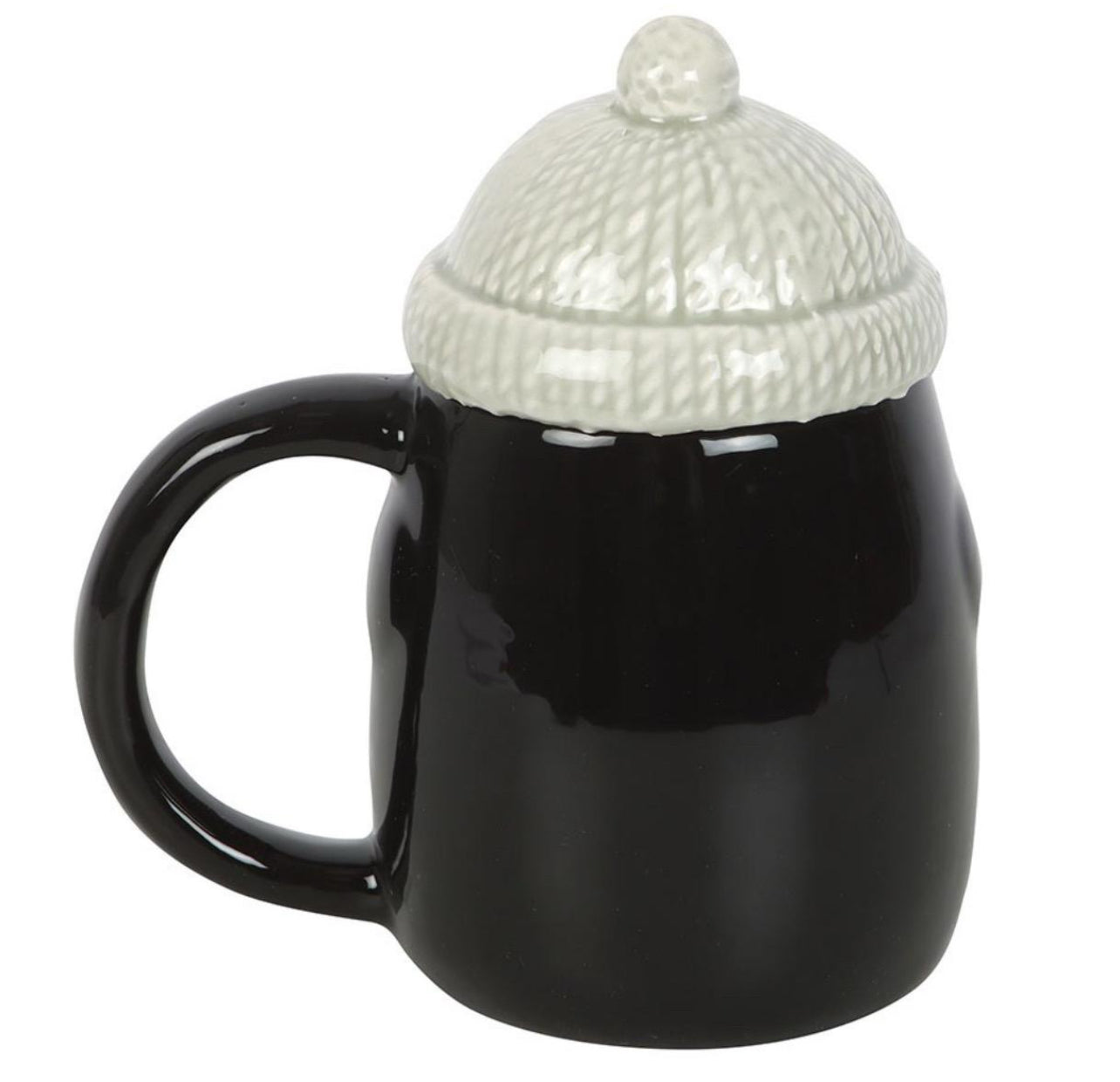 Penguin Shaped Lidded Mug