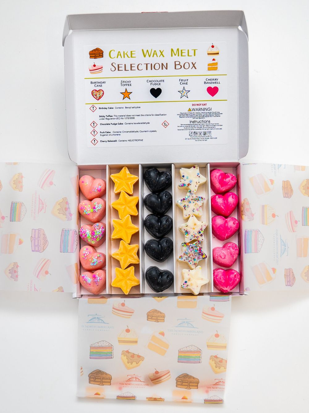 Cake Wax Melt Selection Box